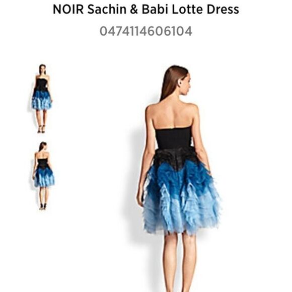 Noir Sachin Babi lotte dress size 4 - Picture 1 of 6